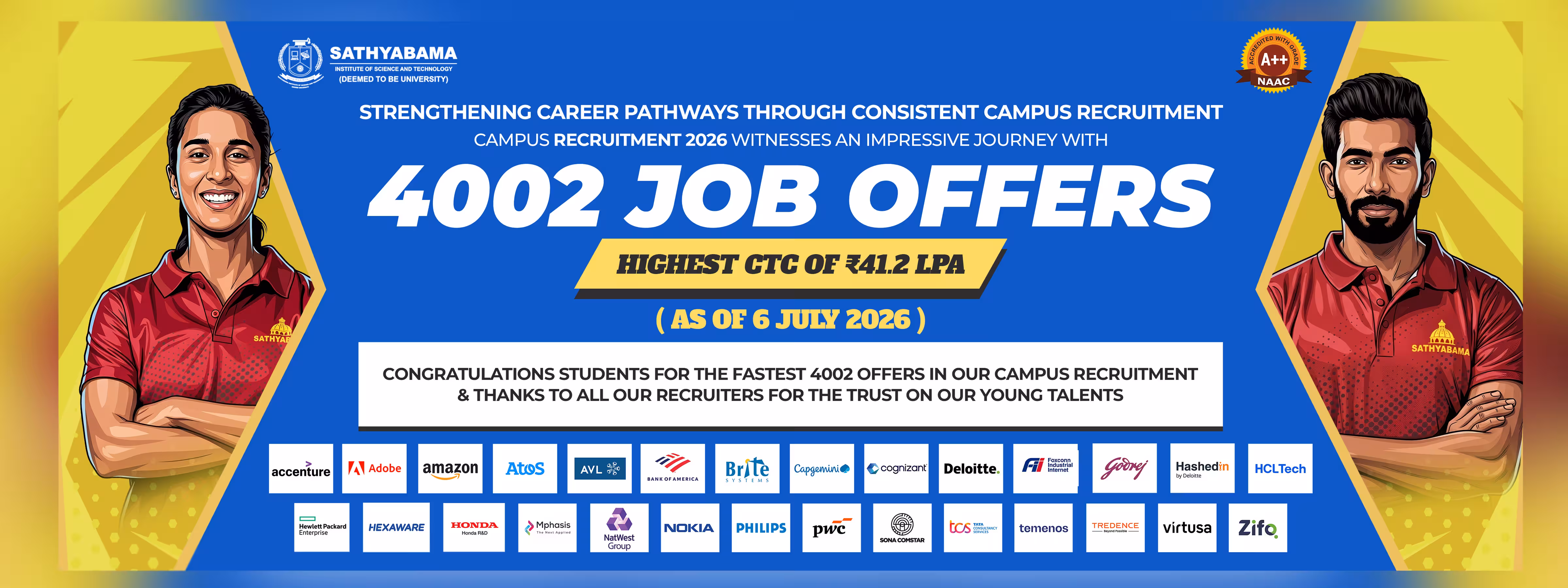 Sathyabama  job offer Website July 2026
