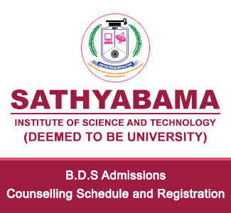 B.D.S - Admissions (Counselling Schedule and Registration )