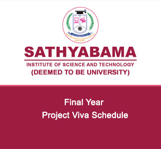 Final Year - Project Viva Schedule