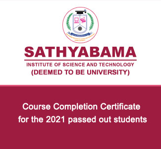 Course Completion Certificate - 2021 passed out students
