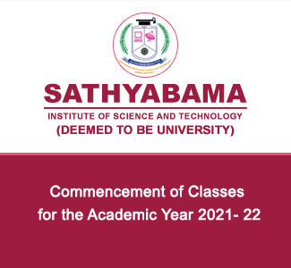 Commencement of Classes for the Academic Year 2021- 22