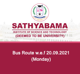 Bus Route w.e.f 20.09.2021(Monday)