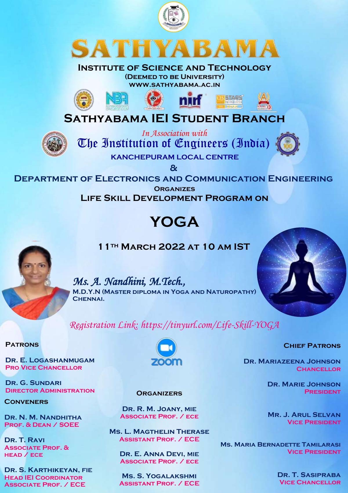 Home | Sathyabama Institute of Science and Technology (Deemed to be ...