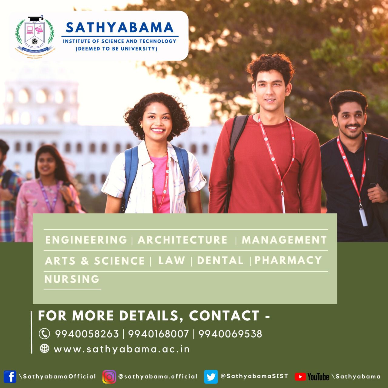 Admissions Open for UG and PG - Arts - 2022 