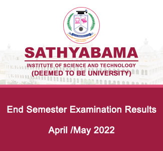 End Semester Examination Results - Apr/May 2022