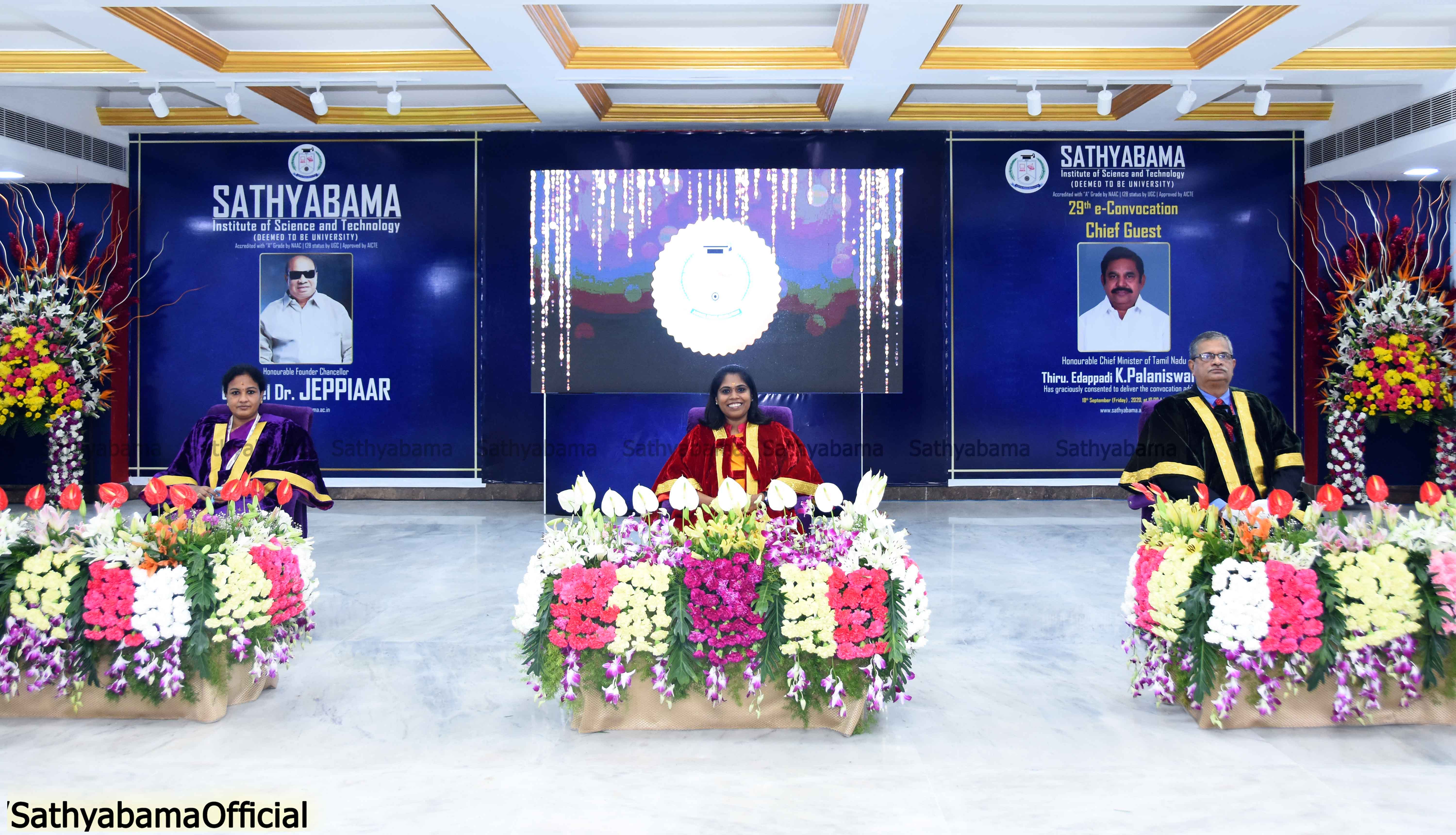 29th e-Convocation on September 18, 2020
