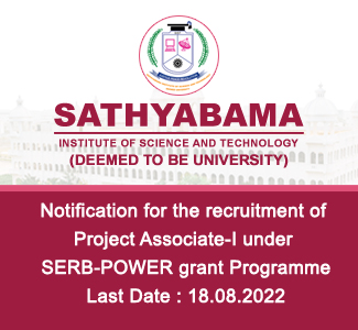 Notification for the recruitment of Project Associate