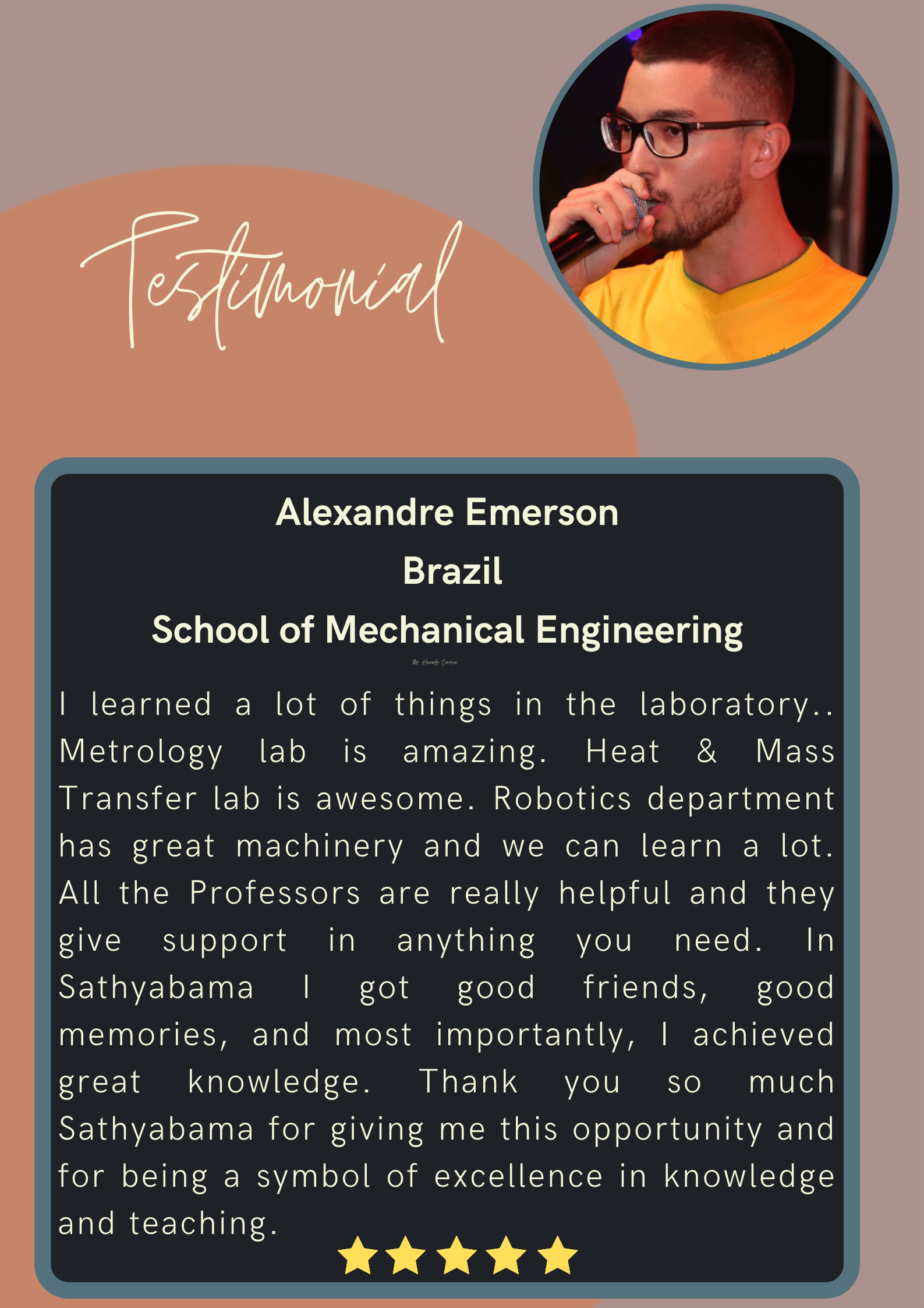 Student Testimonials