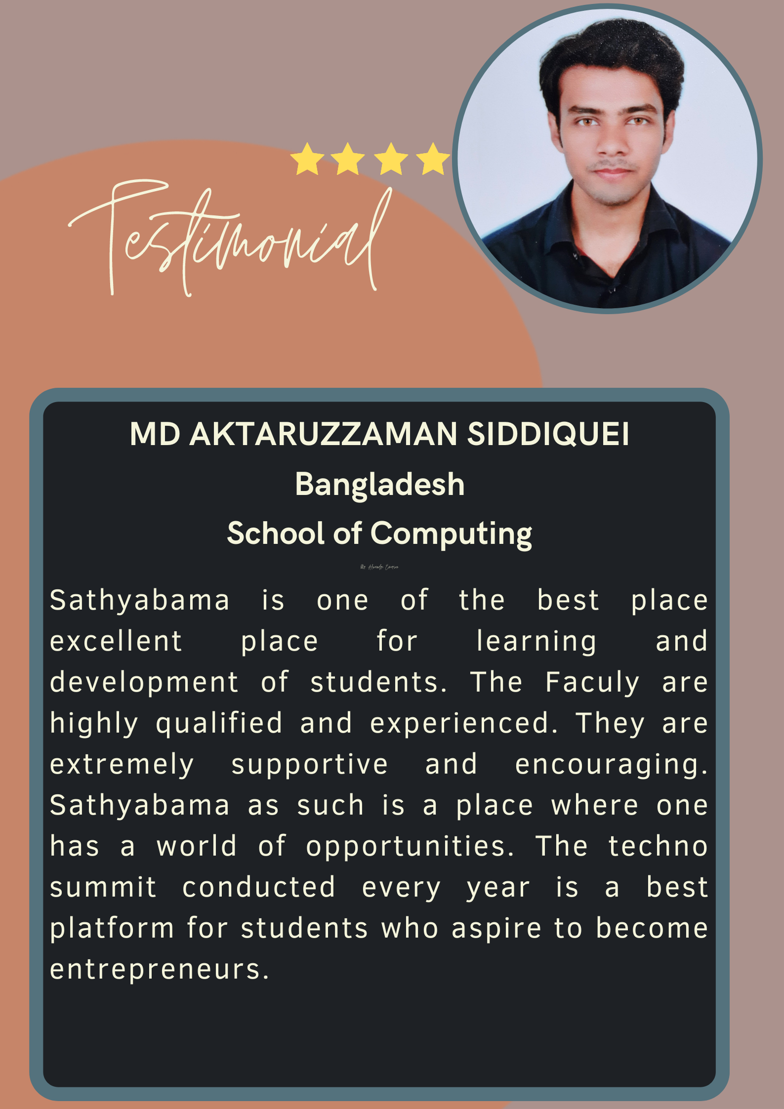 Student Testimonials