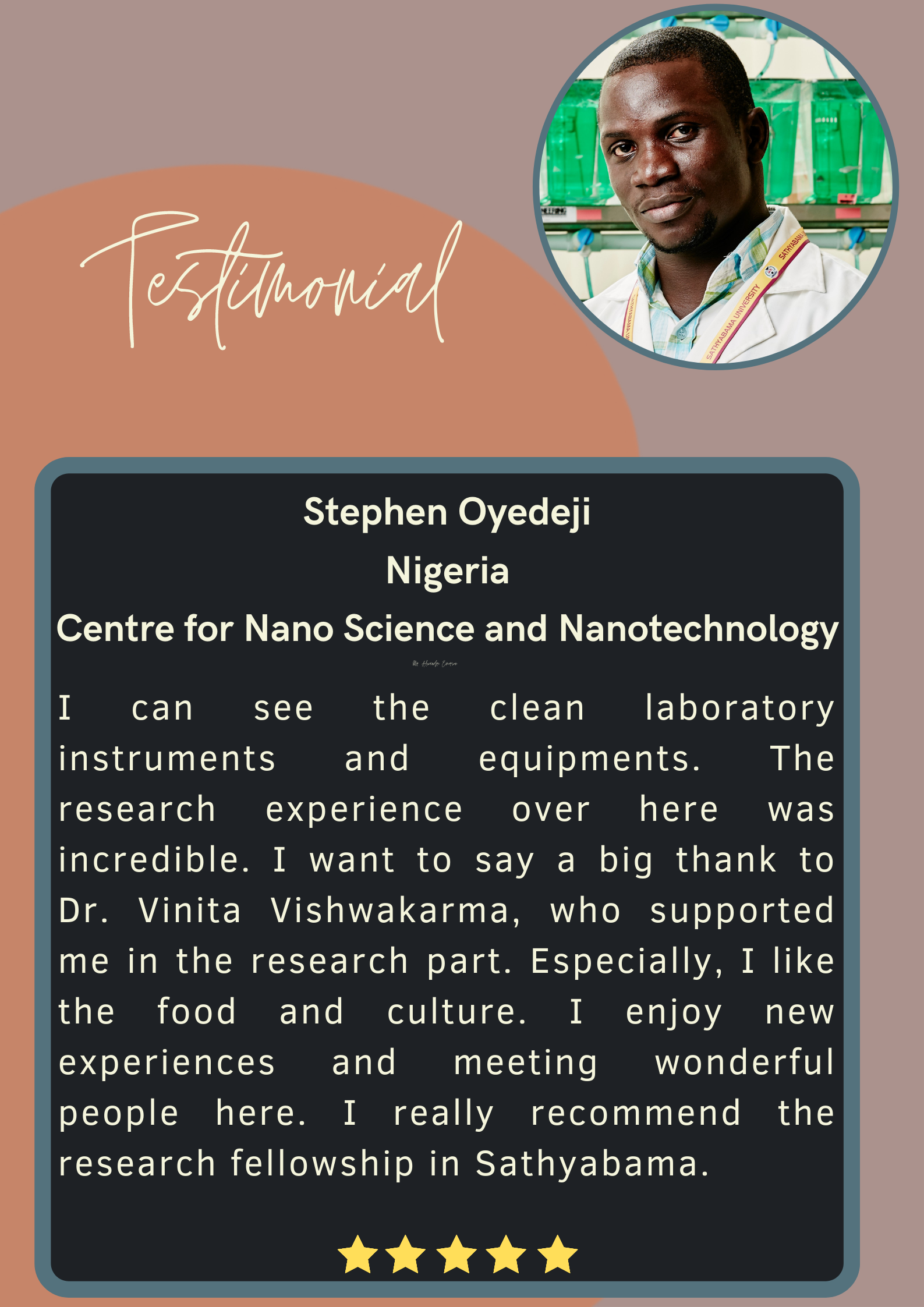 Student Testimonials