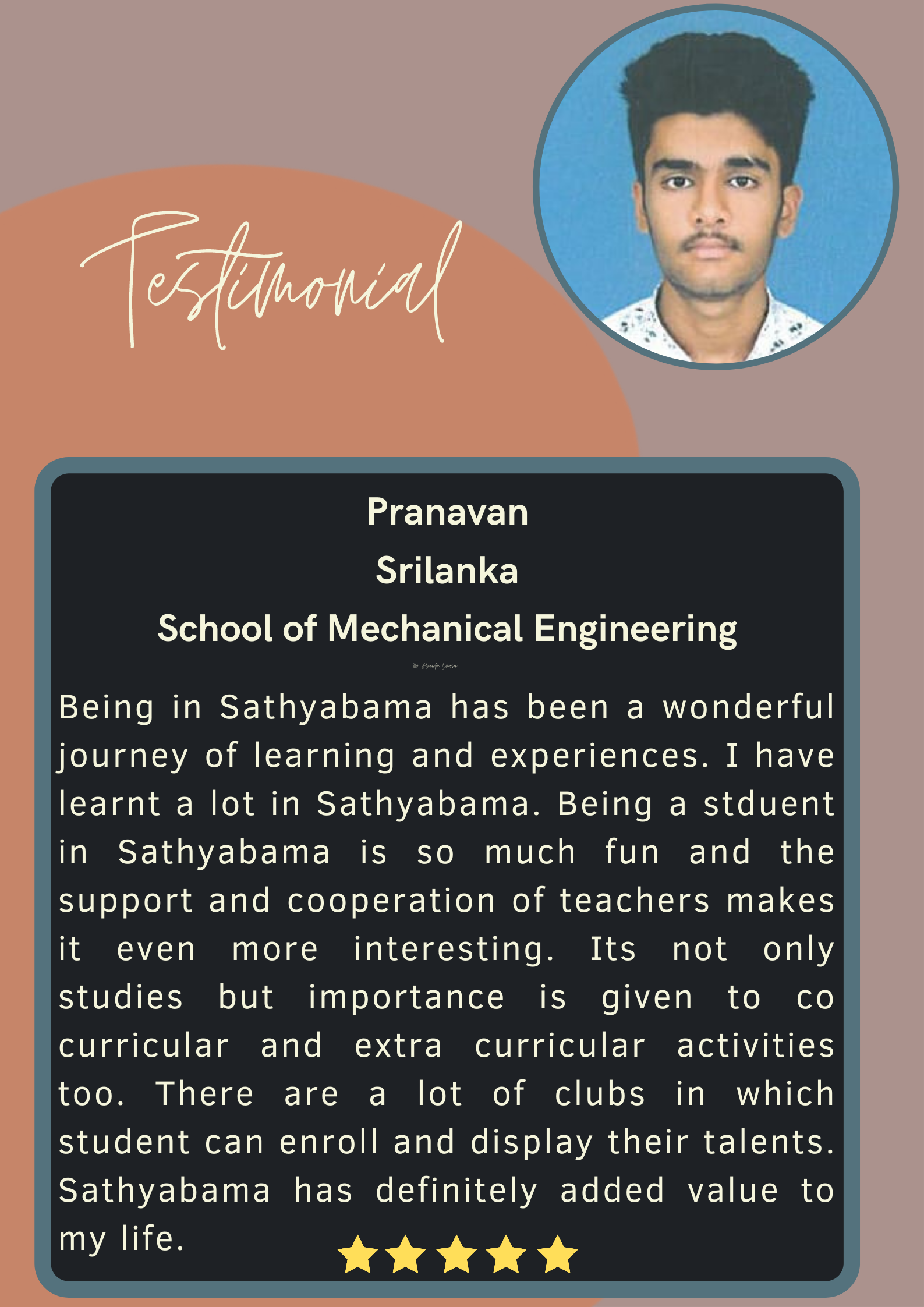Student Testimonials