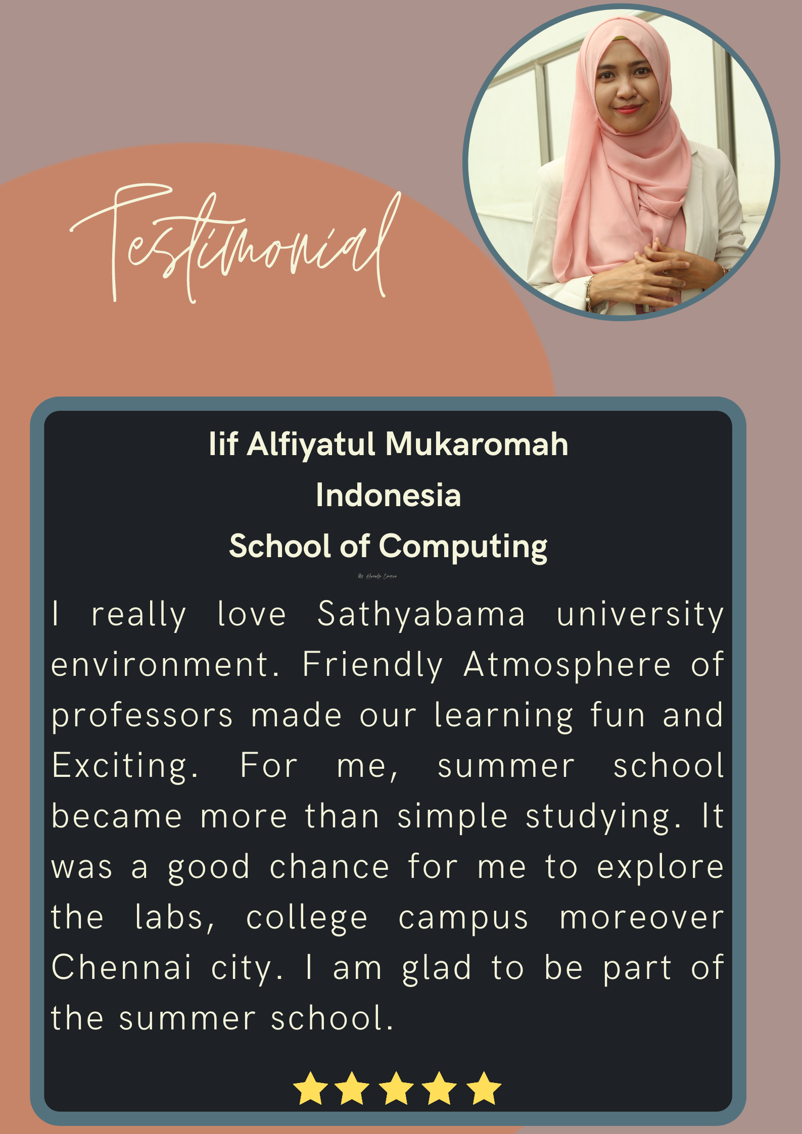 Student Testimonials