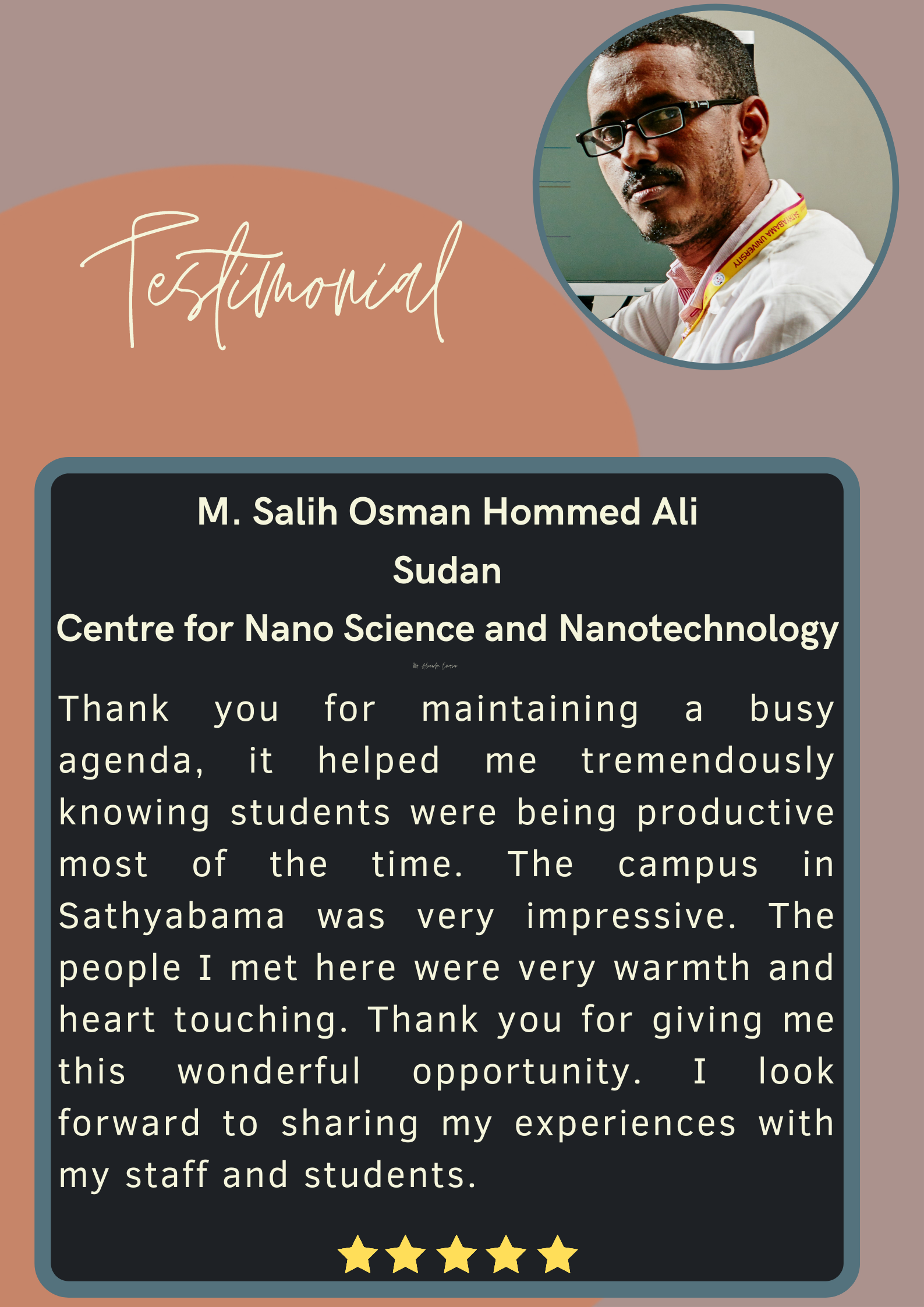 Student Testimonials