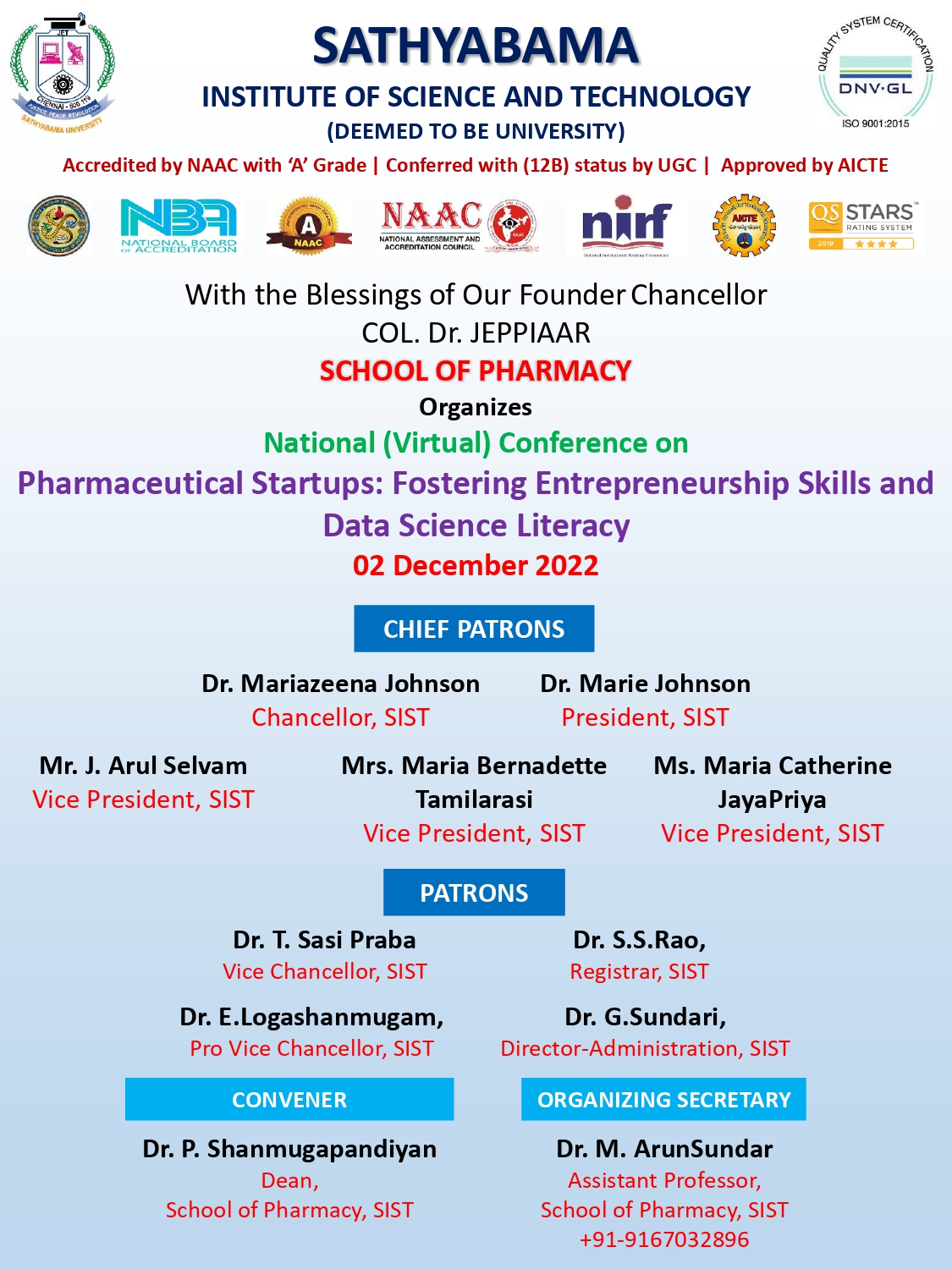 National Conference on Pharmaceutical Startups