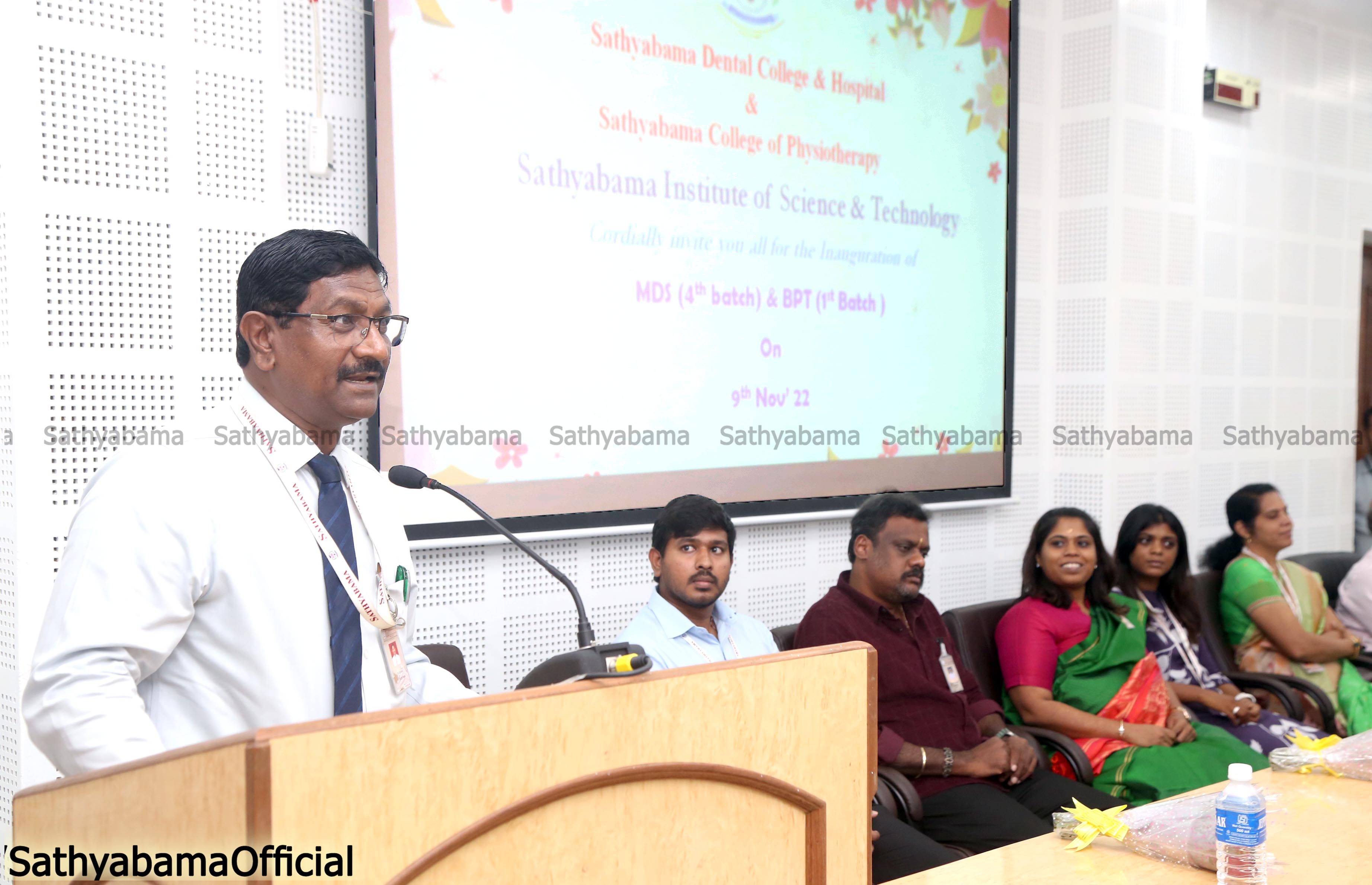 Physiotherapy and Master of Science in Dentistry -2022 Batch (09.11.2022)- inauguration