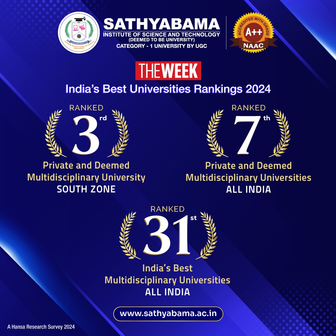 The Week India's Best University Ranking 2024