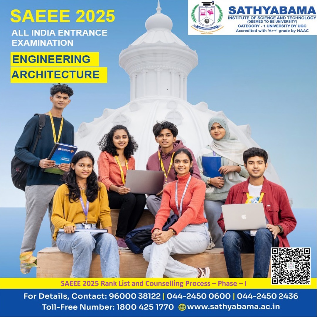 SAEEE 2025 Rank List and Counselling Process – Phase – I