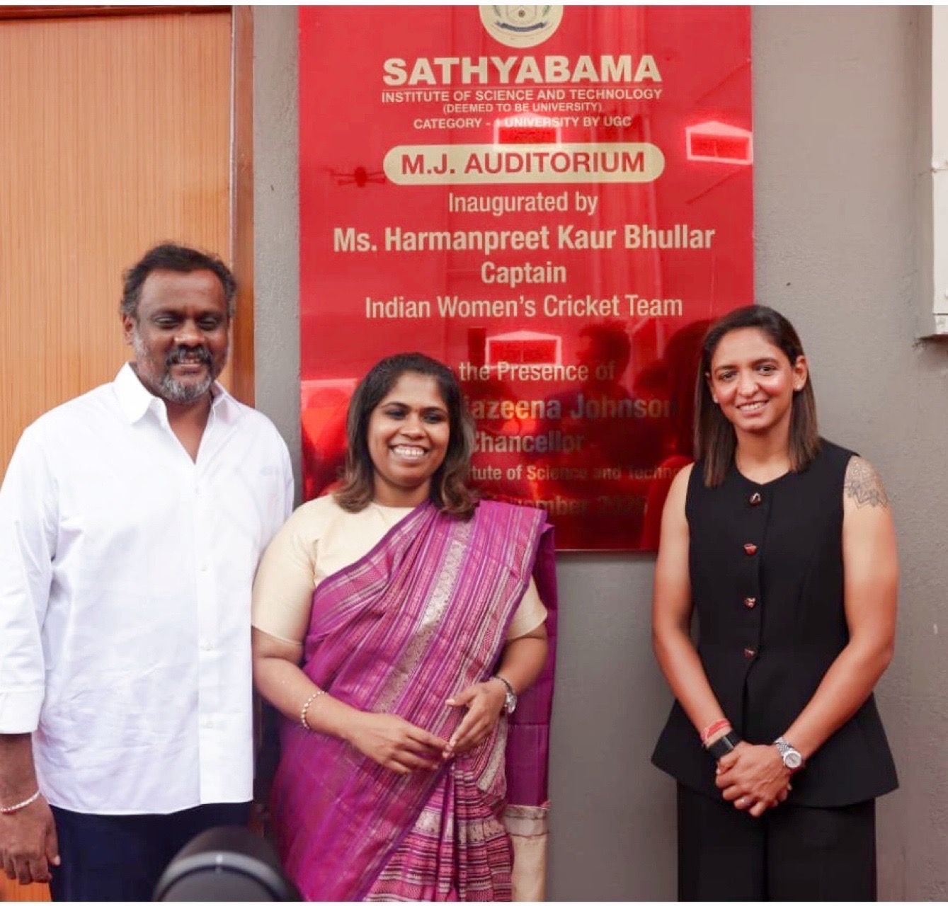 M.J. Auditorium Inauguration on 13.11.2025