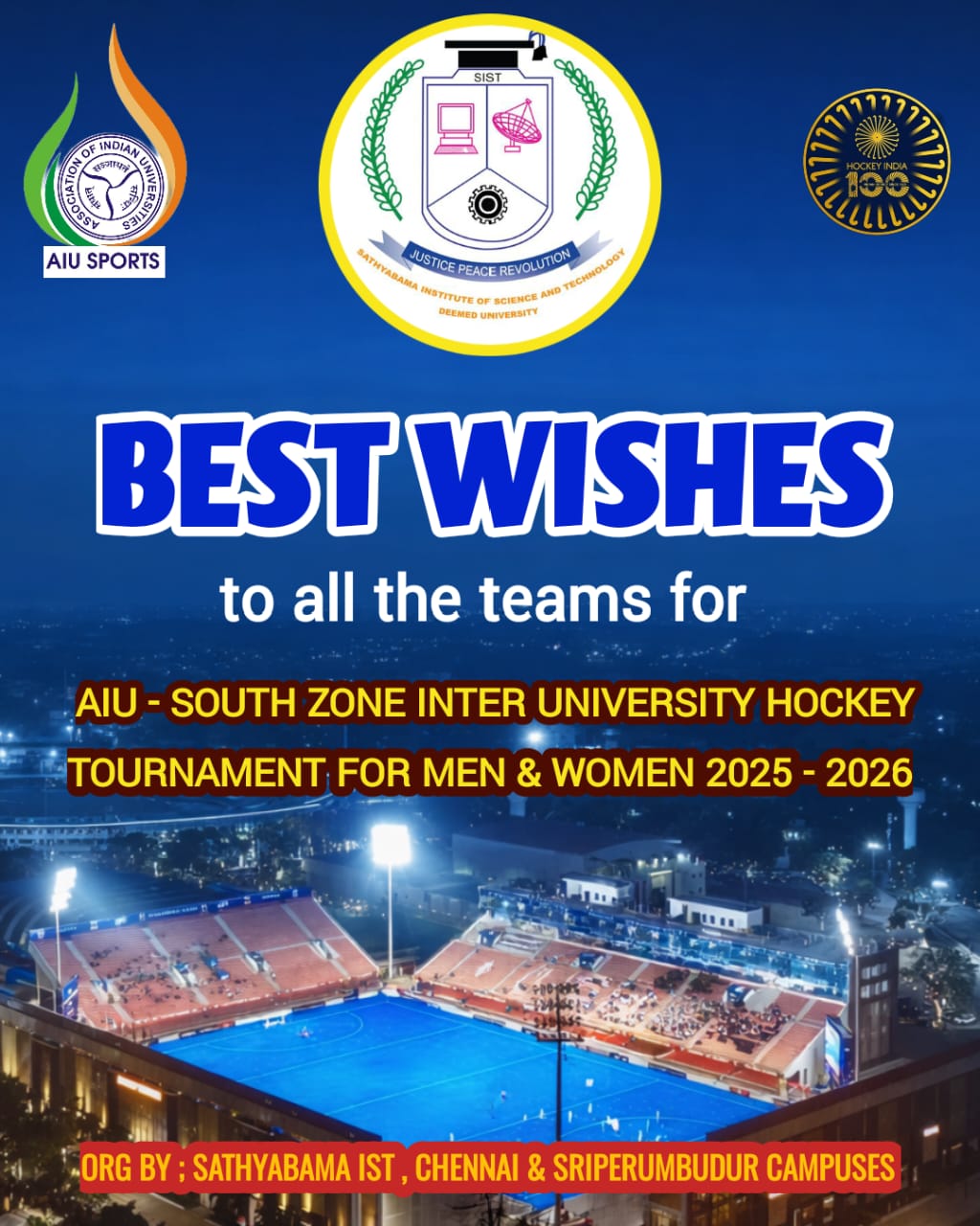 South Zone - Inter University Hockey Tournament for Men and Women 