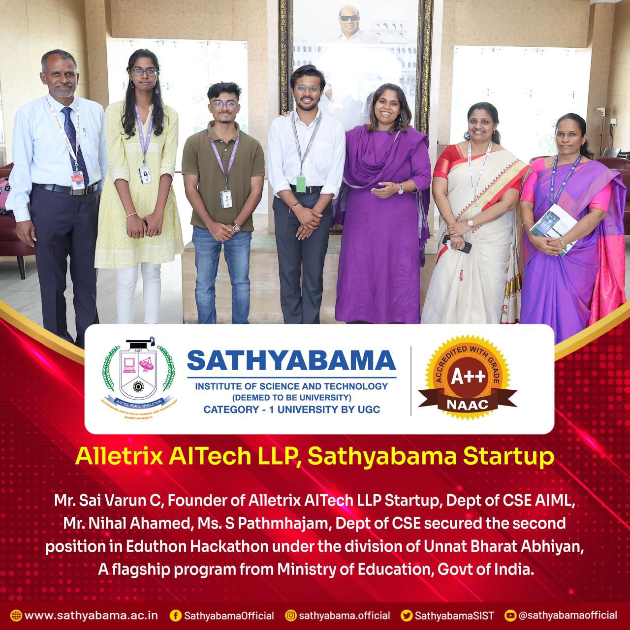 Sathyabama Startup 2026