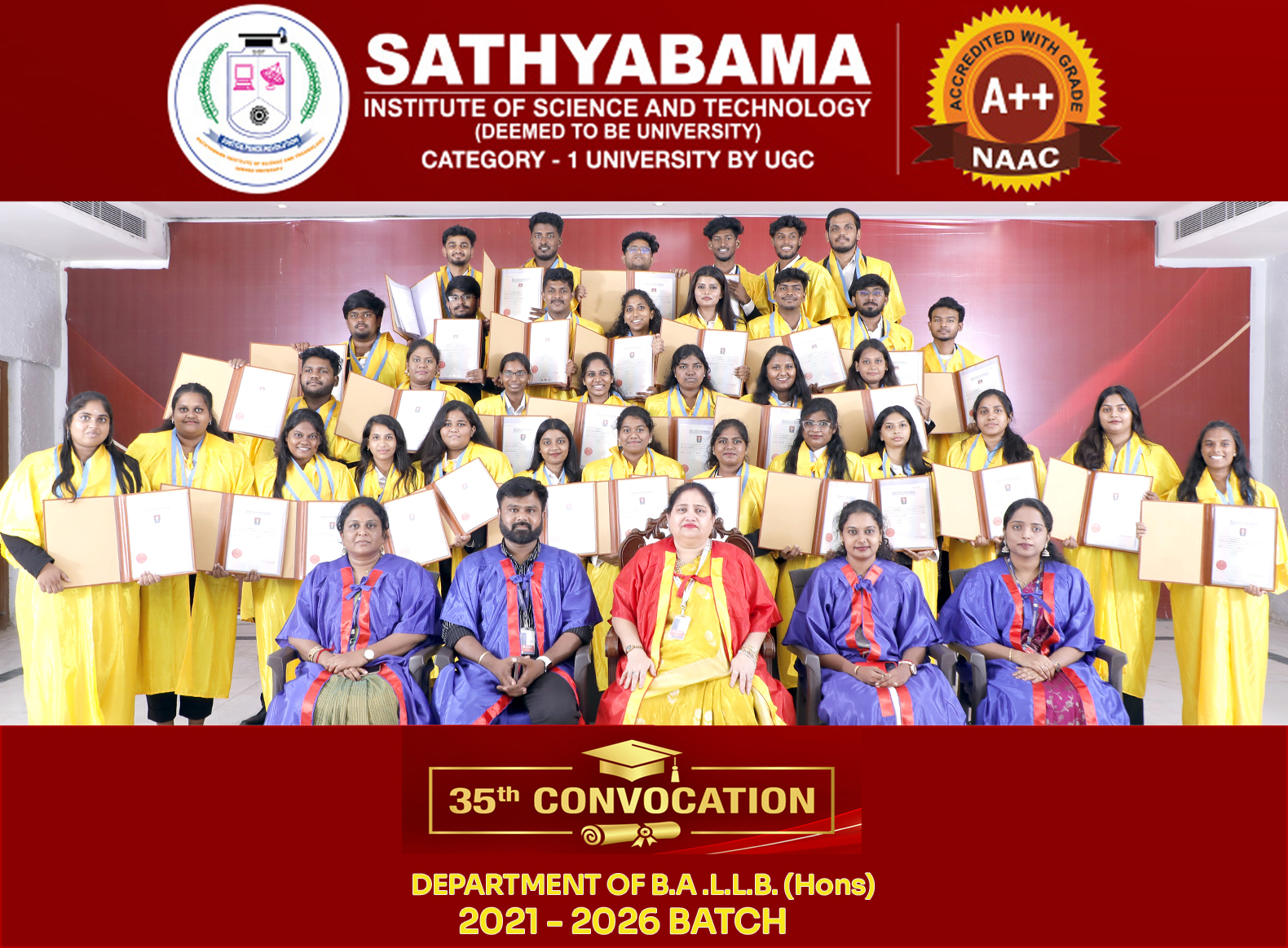 Convocation Group Photos - 2026