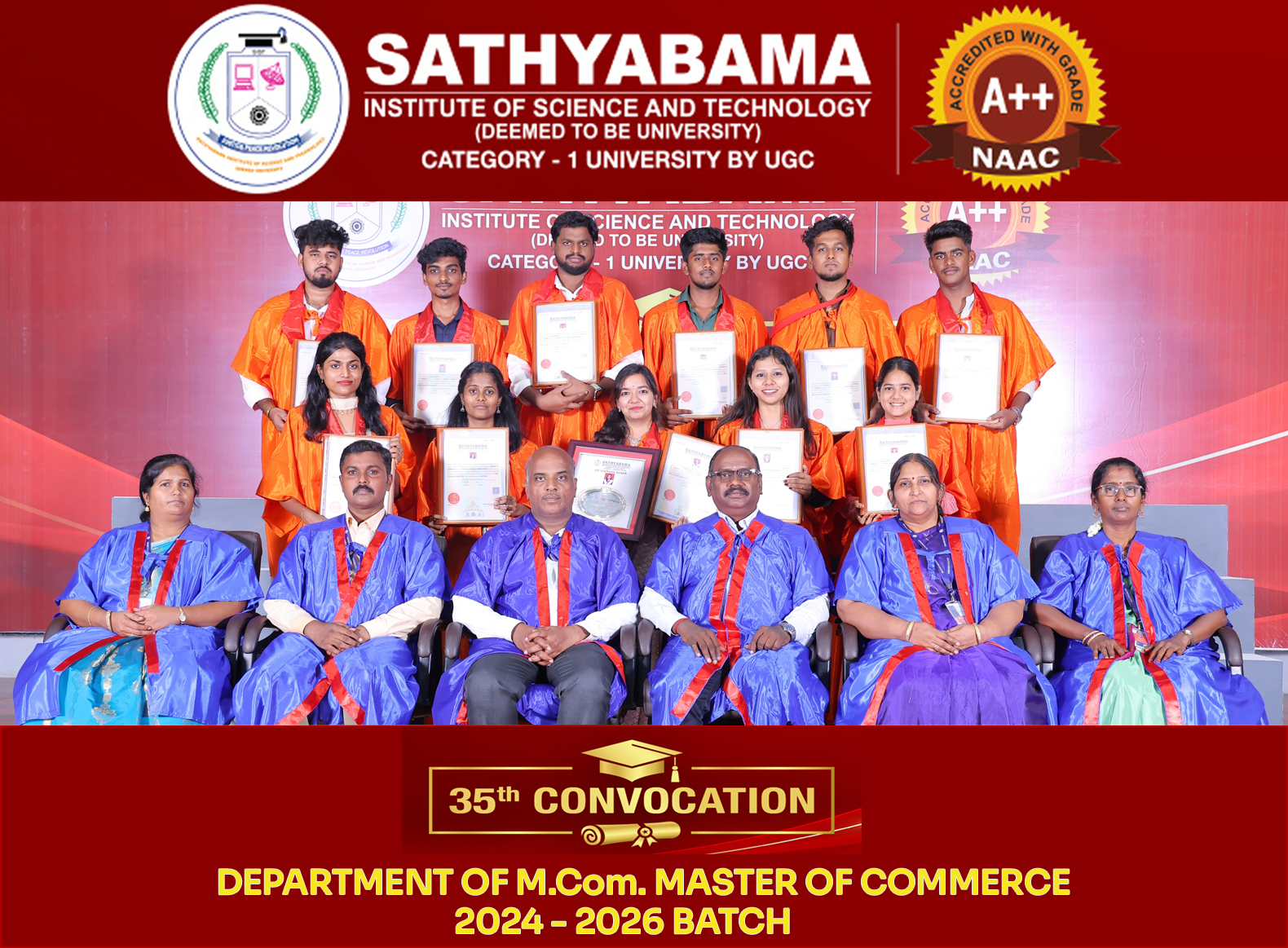 Convocation Group Photos - 2026