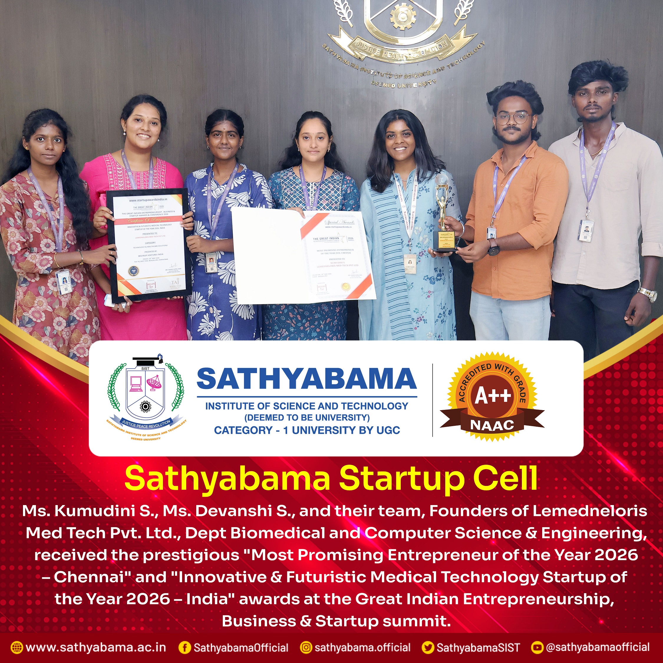 Sathyabama Startup 2026