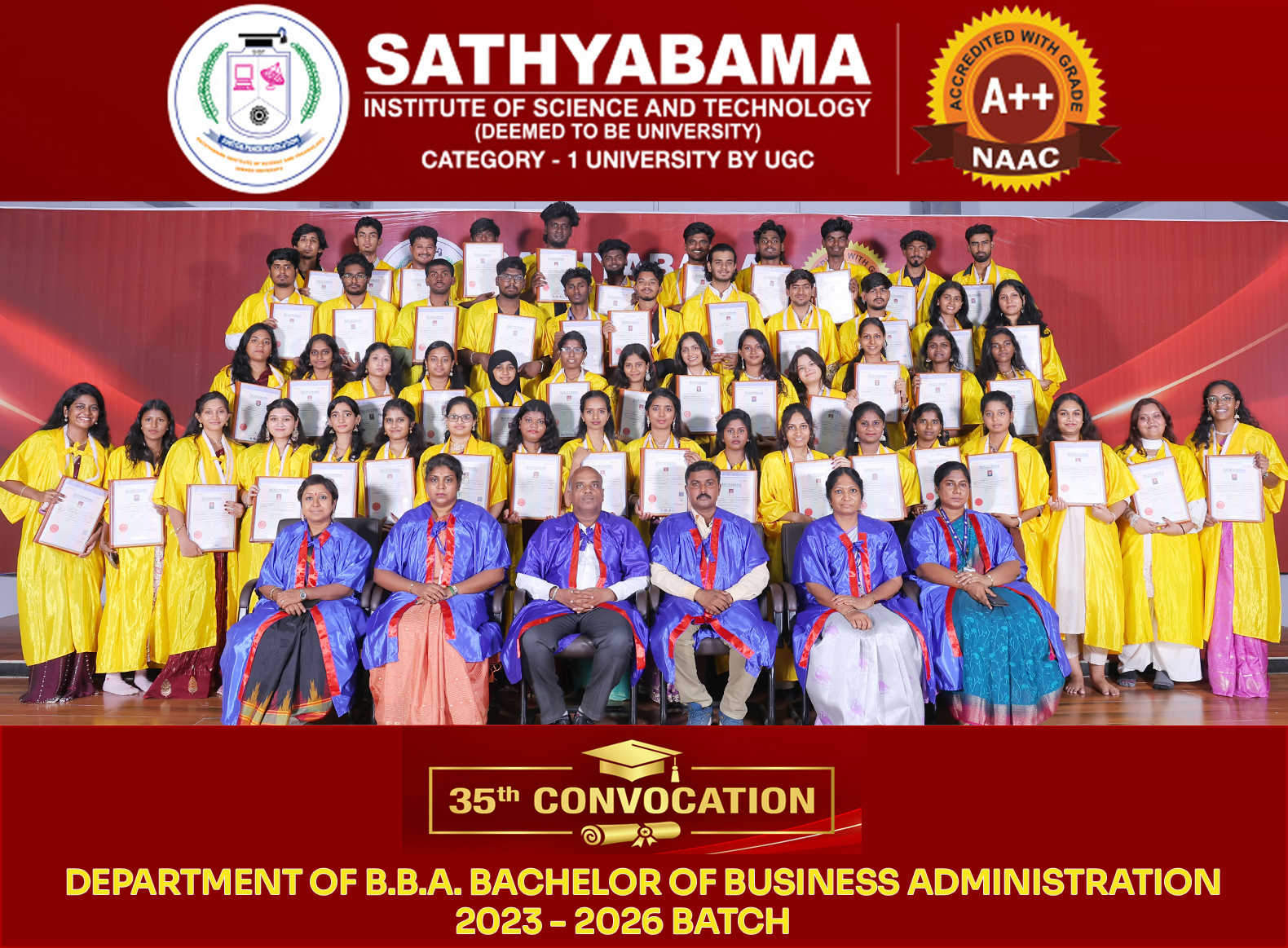 Convocation Group Photos - 2026