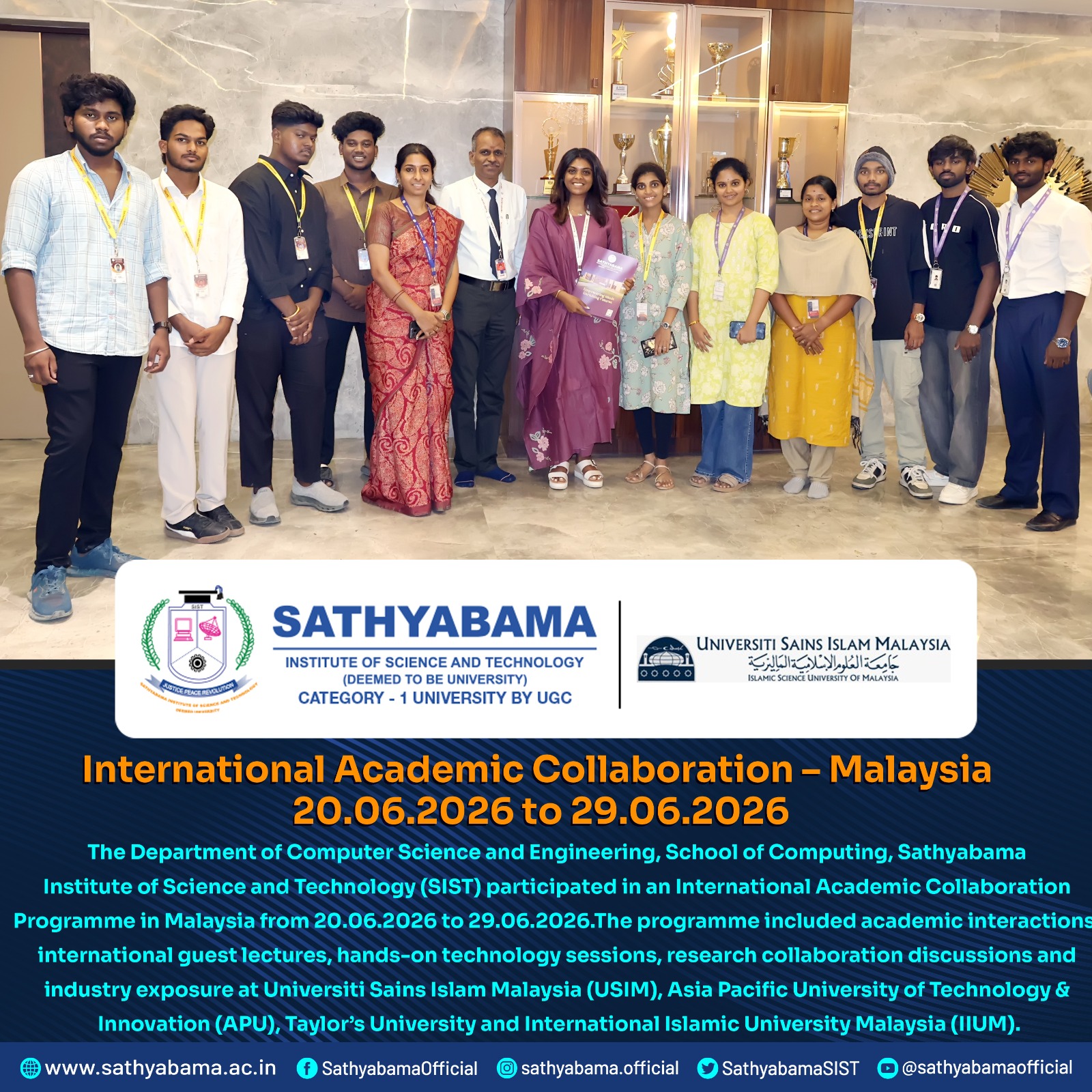 Sathyabama Student Achievement
