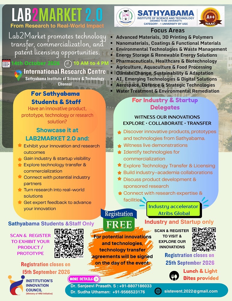 LAB2MARKET 2.0 – From Research to Real-World Impact