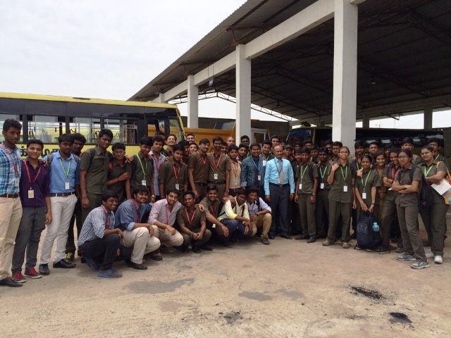 A day visit to Transport Yard on Reconditioning of Bus