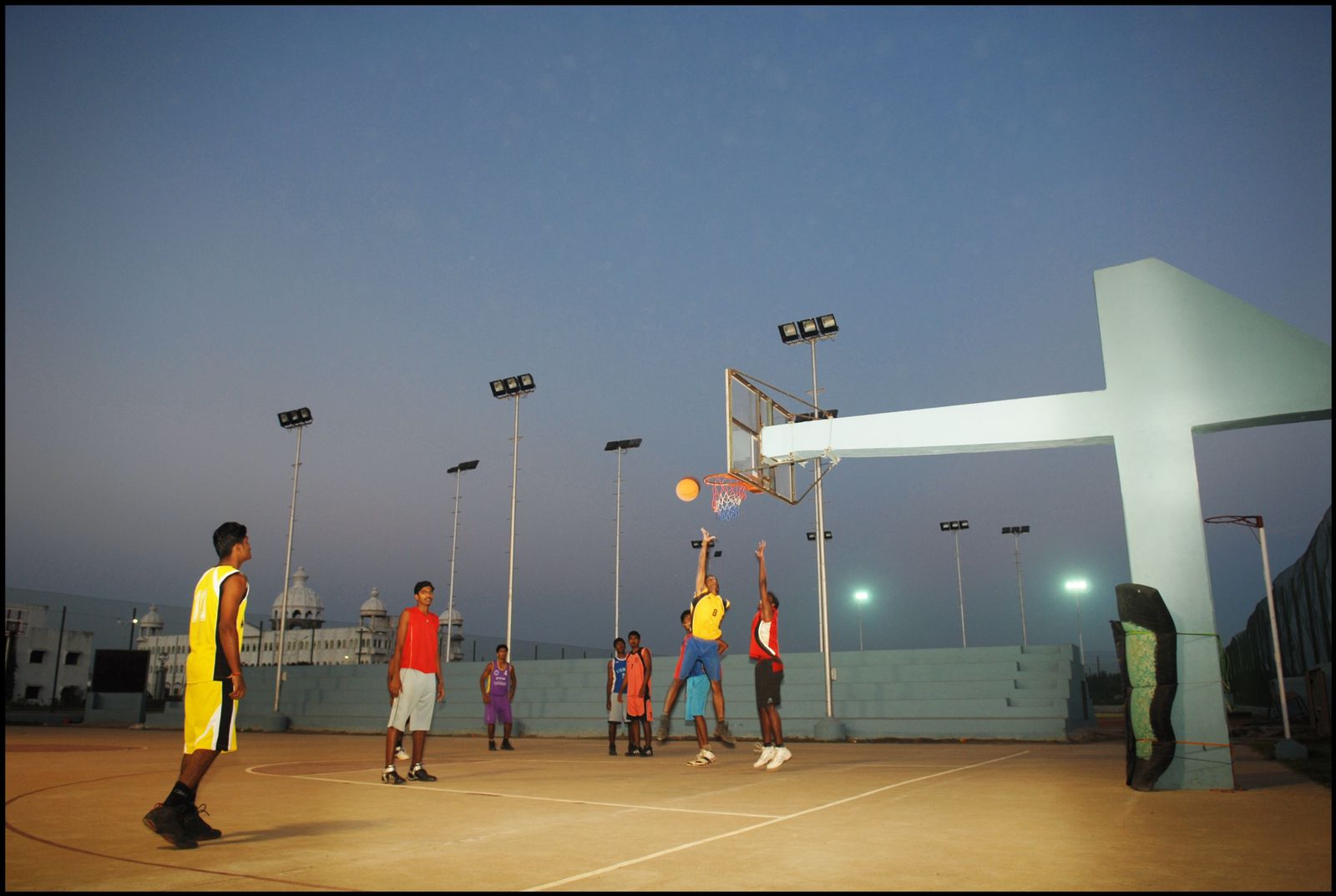 Outdoor Basket Ball Court