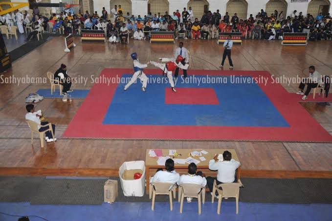 Indoor Taekwonda court