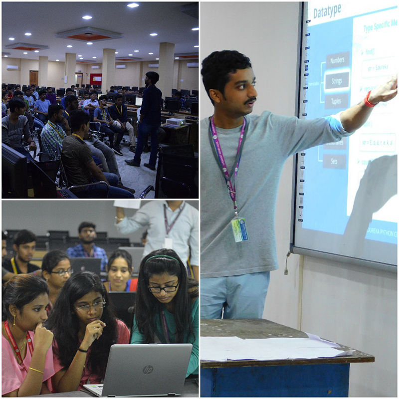 Mozilla club students teaching the students of SFS school