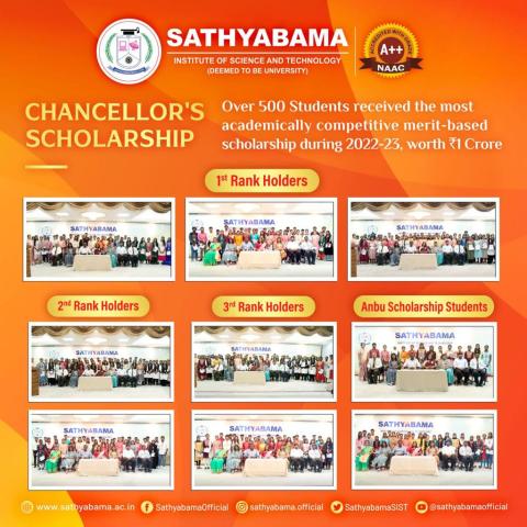 Chancellor's Scholarship - Merit award Distribution Ceremony on 07th July, 2023